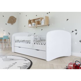 Dječji krevet s ogradom Ourbaby - bijeli, All Meble