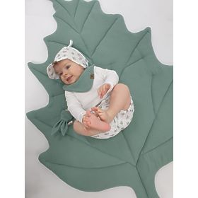 Pamučna podloga za igru Leaf - zelena