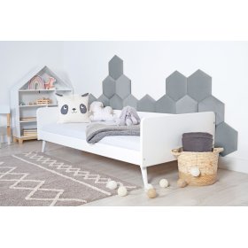 Tapecirana ploča Hexagon - siva