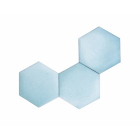 Tapecirana ploča Hexagon- baby plava, MIRAS