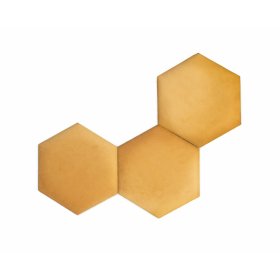Tapecirana ploča Hexagon - med