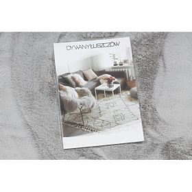 Perivi tepih SHAPE 3146 Medvjedić Shaggy - sivi plišani, protuklizni, F.H.Kabis