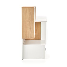 Pisaći stol GROSSO - zlatni hrast / bijela