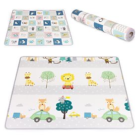 Pjenasta edukativna obostrana podloga s abecedom ECOTOYS za djecu