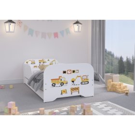 Dječji krevet MIKI 160 x 80 cm - Gradilište