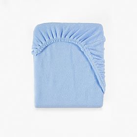 Plahta od frotira 160x80 cm - svijetlo plava