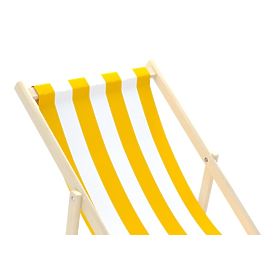 Stolica za plažu Stripes - žuto-bijela, Chill Outdoor
