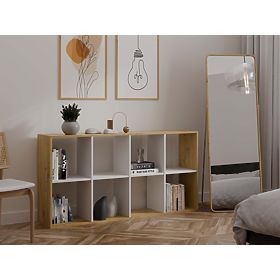 Polica Malax 2X4 HRAST ARTISAN BIJELA