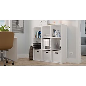 Polica Malax 3X3 H BIJELA