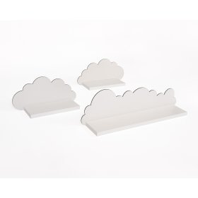 Set od 3 police - bijeli oblak
