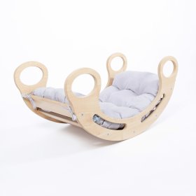 Montessori jastuk za ljuljačku - sivi