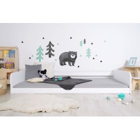 Drveni krevet Sia 180 x 80 cm - bijeli, Ourbaby