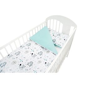 Posteljina Animals - mint