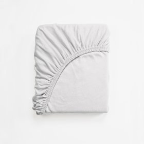 Pamučna plahta 160x70 cm - bijela, Frotti