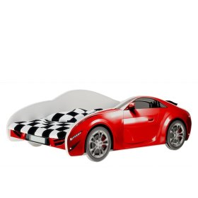 Krevet u obliku auta S-CAR - crvena boja