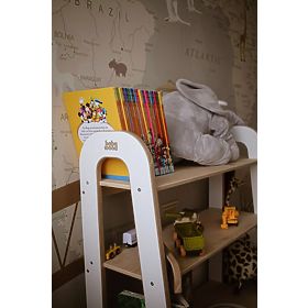 Regal SLIM S - prirodni, baby wood