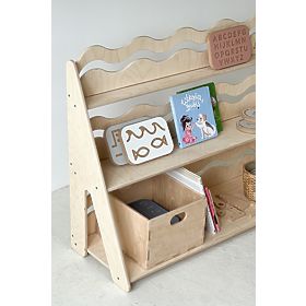 Regal WAVE L - prirodna boja, baby wood