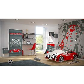 S-CAR auto krevet - crvena