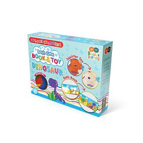 Set knjiga koja mijenja boju s igračkom - Dinosaurus