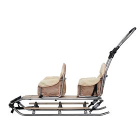 Sanjke za blizance Duo Sport - različite boje sjedala, Mikrus