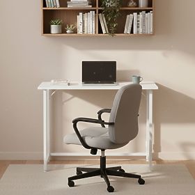 Sklopivi računalni stol 80x45 cm stol za prijenosno računalo bijeli ModernHome, MODERNHOME