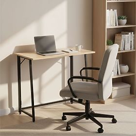 Sklopivi računalni stol 80x45 cm stol za prijenosno računalo loft svijetli hrast ModernHome, MODERNHOME