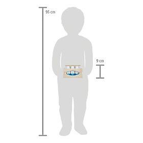 small foot Drvena gajba s bocama za mlijeko Fresh