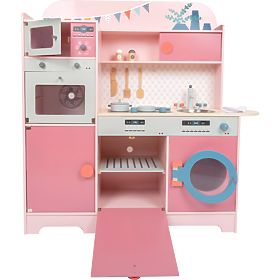 small foot Drvena kuhinjica Gourmet ružičasta