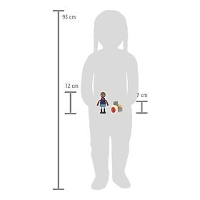 small foot Drvene figurice obitelj s invalidskim kolicima