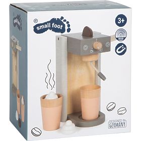 small foot Drveni aparat za kavu s priborom Tasty sivi