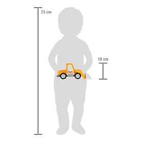 small foot Drveni utovarivač s lopatom