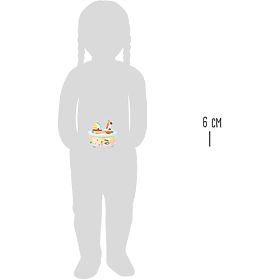 small foot Glazbena kutija sa slonom i papigom