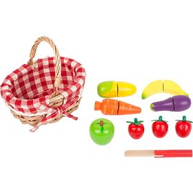 small foot Košarica za kupovinu s povrćem