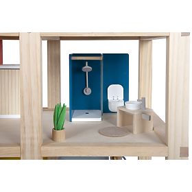 small foot Kućica za lutke s namještajem, prirodna, small foot