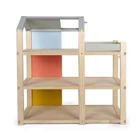 small foot Kućica za lutke s namještajem, prirodna