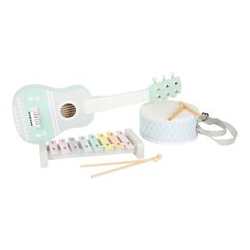 small foot Pastelni glazbeni set 3 kom
