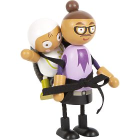 small foot Savitljive lutke obitelj s djetetom