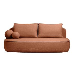 Sofa s funkcijom spavanja i spremištem Bella bakrena, boucle