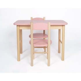 Set stola i stolica OURBABY dusty pink