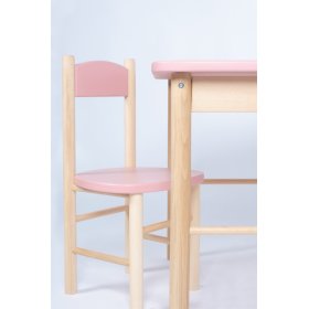 Set stola i stolica OURBABY dusty pink