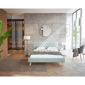 Tapecirani krevet Kalifornia 120 x 200 cm - mint, FDM