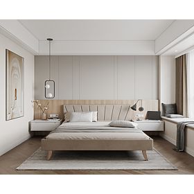Tapecirani krevet HEAVEN 120 x 200 cm - Krem