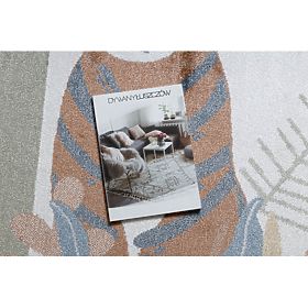 Tepih BONO 8426 Jungle, divlje životinje krem / tamno zlatna, F.H.Kabis