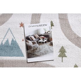 Tepih FUN Polar za djecu, ulice, šuma, krem, F.H.Kabis