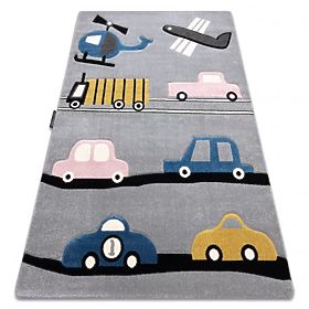 Tepih PETIT TOYS IGRAČKE AUTA siva, F.H.Kabis