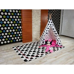 Tepih SKETCH - F755 krem/crna - srce