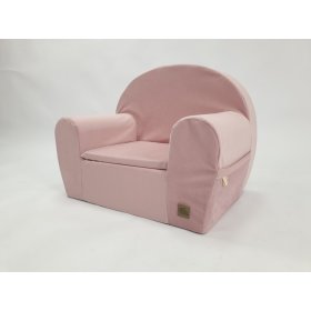 Dječja stolica Velvet - roza