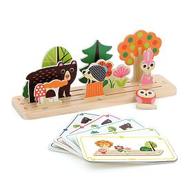 Vilac Drvena logička igra Postavi ispravno! Šuma, Vilac