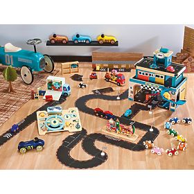 Vilac Drveni auto Old Sport Compet tamnoplavi, Vilac