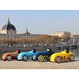 Vilac Drveni automobil Old Sport Compet žuti